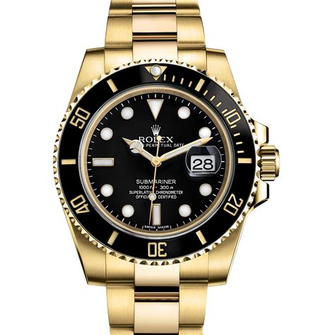 rolex gold and black submariner|rolex submariner all gold price.